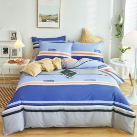 Cotton Single And Double Student Dormitory Three Piece Quilt Cover (Option: Versailles-single 3piece set160X210)