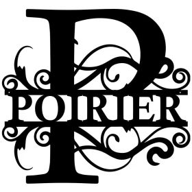 Custom Metal Letter Wall Decorative Crafts (Option: P-14inch)