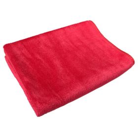 Car Cleaning Towel Sanding Absorbent Wash Car Wipes (Option: Red-35x75cm)